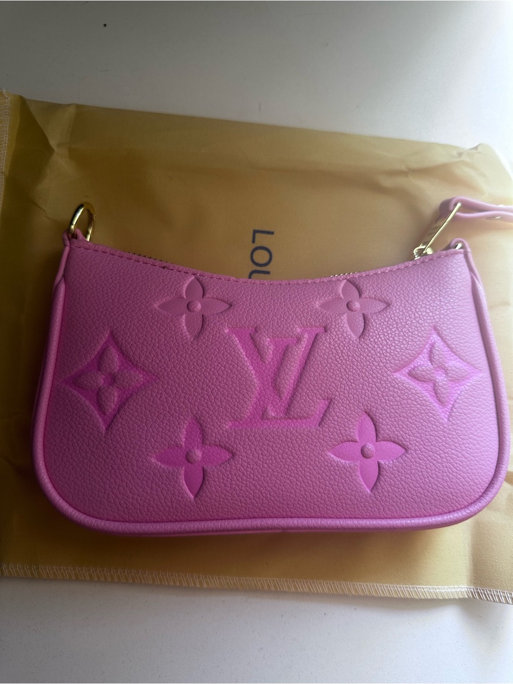 Pink monogram hand Bag-Dust Bag included